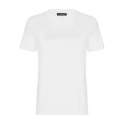 Grafisk Print Bomuld T-Shirt