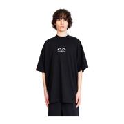 Oversized Logo T-Shirt Sort/Hvid