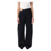 Sort Twisted Workwear Denim Pant