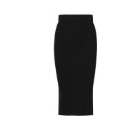 Rillet Viskoseblanding Slim Fit Leggings