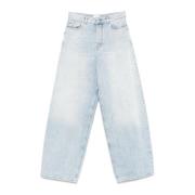 Bred Ben Jeans med Frontknap