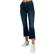 Crop Step Fray Jeans Home Movies