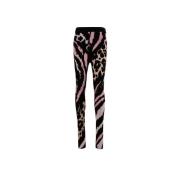 Frihed-Jacquard Leggings, Bodycon Fit, Lavet i Italien