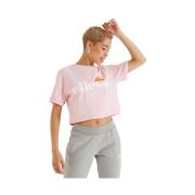 Pink Kortærmet Trykt Logo T-shirt