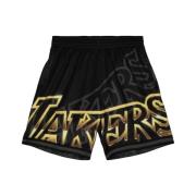 Sort Lakers Big Face Shorts