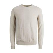 Beige Bomuld Bland T-Shirt Herre Kollektion