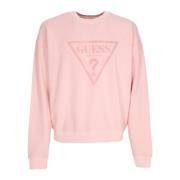 Vintage Crewneck Sweatshirt Blush Cotton Multi