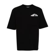 Sort Logo Bomuld T-shirt Polos