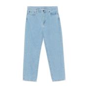 Blå Denim Jeans med Klassisk Stil