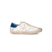 Hvide Flade Sneakers Paris Stil