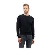 Uld og Cashmere Crew-Neck Sweater