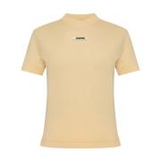 Beige T-shirt og Polo Sæt