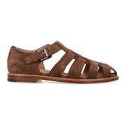 Brun Læder Fisker Sandal