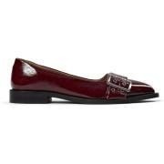 Bordeaux Patent Ballerina Sko