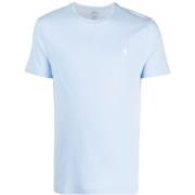 Broderet Slim Fit Bomuld T-shirt