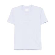 Blå Baby Logo Broderet Slim T-shirt