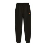 sweatpants med logo patch