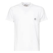 Hvide T-shirts og Polos med Lomme