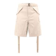 Bomuld Bermuda Shorts med Cupro Foring