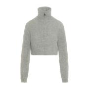 Moderne højhalset pullover