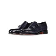 Læder Dobbelt Monkstraps