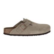 Taupe Ruskind Kork Mules