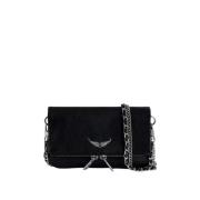 Ikonisk Rock Nano Clutch Taske i Sort