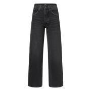 Afslappet pasform Sort Denim Jeans