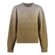 Faded dye crew-neck sweater