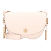 Pebblet Læder Crossbody Taske