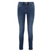 Skinny De Jeanne Jeans med Kontrast Syning