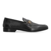 Grainy Leather Loafers