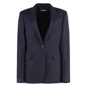 Uld Blazer Revers Lommer