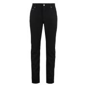 Slim Fit Jeans med Metal Detaljer