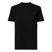 Sort Star Almindelig T-shirt Polos