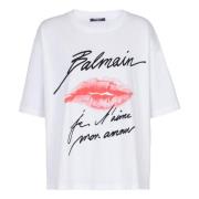 Kiss Print Grafisk T-shirt