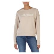 Sweatshirt med broderet logo