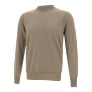 Grøn Uld Pullover Sweater