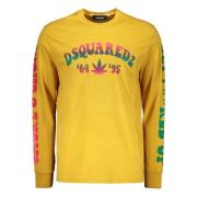 Bomuld T-shirt med Front Logo Print