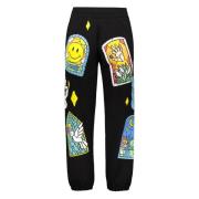 Smiley® Bomuld Track-Pants med Præget Print