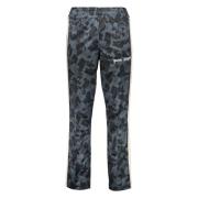 Camouflage Track Pants med Kontrast Striber