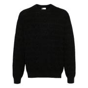 Blå Uld Crew-Neck Jumper