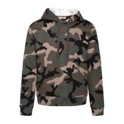 Camouflage hættetrøje sweatshirt