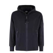 Diagonal Fleece Full Zip Hoodie