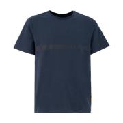 Minimalist Crew-neck T-shirt med Front Print