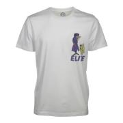 Elite Bomuld T-shirt med Frontal Print