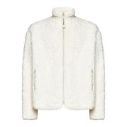 Faux-Shearling Zipped Cardigan Frakker