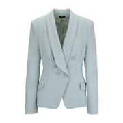 Dyb V-hals Knappet Blazer