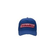 Broderet Bomuld Baseball Cap Velcro