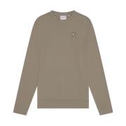 Mid Layers Diagonal Weave French Terry Crewneck